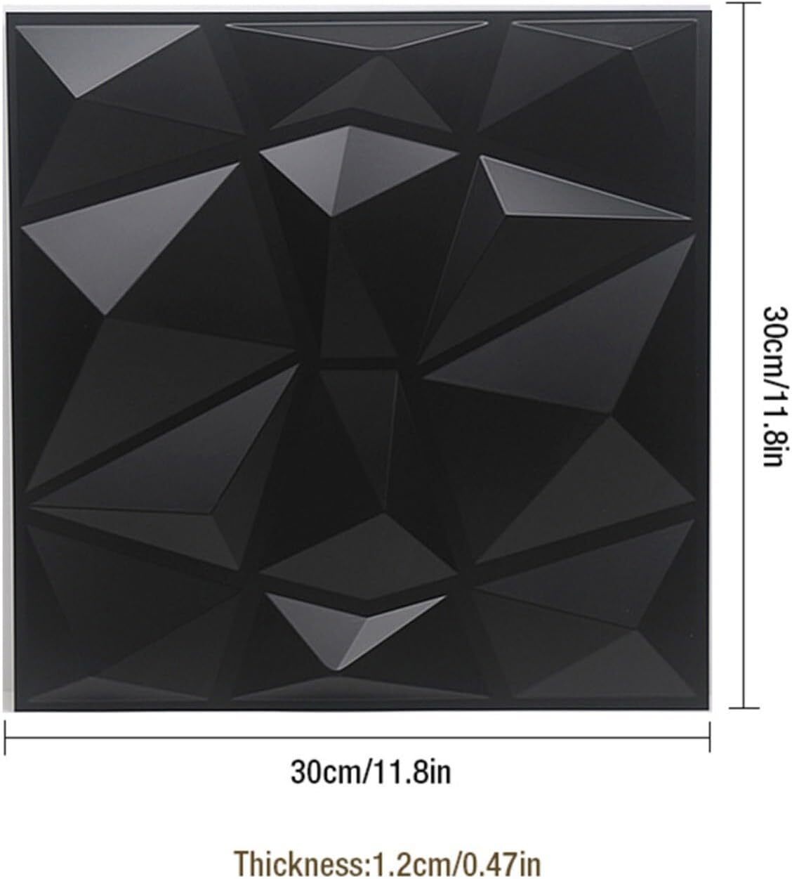 ZIGZAG BLACK PVC PANEL