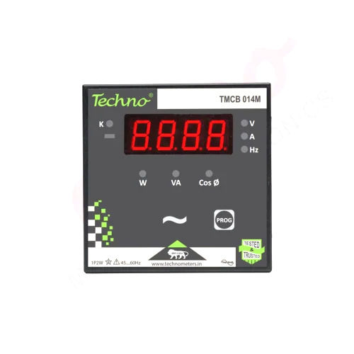 Stainless Steel & Pvc Single Phase Programmable Digital Power Meter