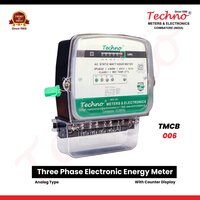 Three Phase High-accuracy Domestic Energy Meter With Counter Display
