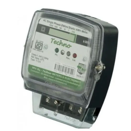 Plastic / Metal 10 To 60A Single Phase Lcd Display Energy Meter