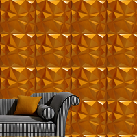 ZIGZAG GOLD PVC PANEL