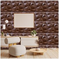 ZIGZAG WOODEN DARK PVC PANEL