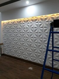 WHITE TRIANGLE PVC PANEL