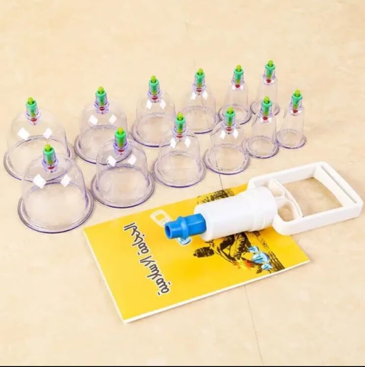 12 CUPS SETS FOR CELLULITE CUPPING MASSAGE