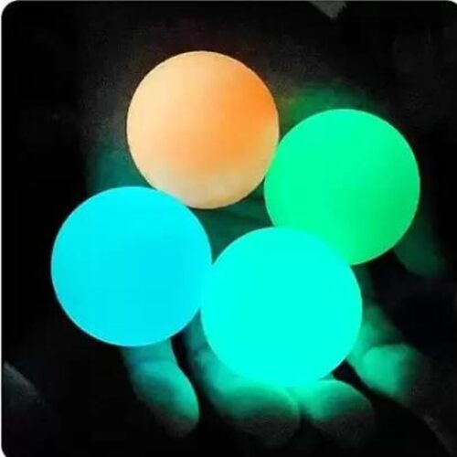 GLOW STICKY SQUEEZE BALL  (1 pc)