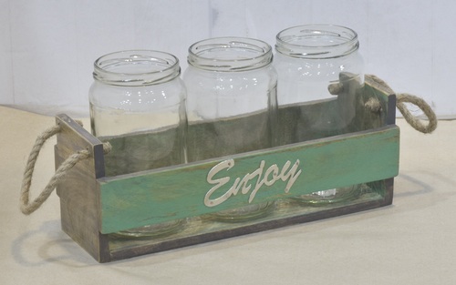 Green Cutlery Holder