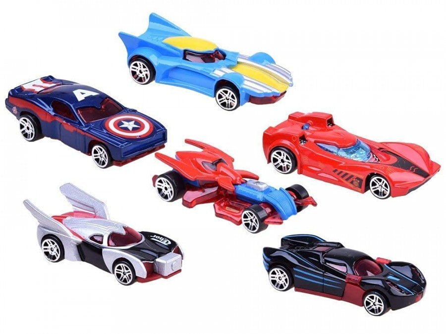 HOT WHEELS ALLOY CAR (6 PCS)