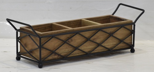 15 Inch iron Cutlery Holder
