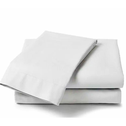 Railway Cotton  Bedsheets - Color: White