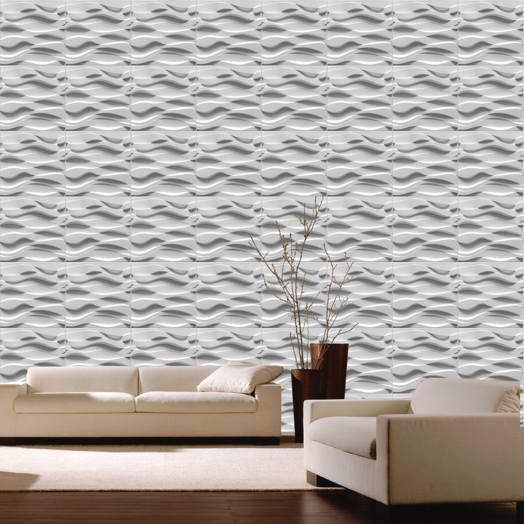 GREY WAVE PVC PANEL