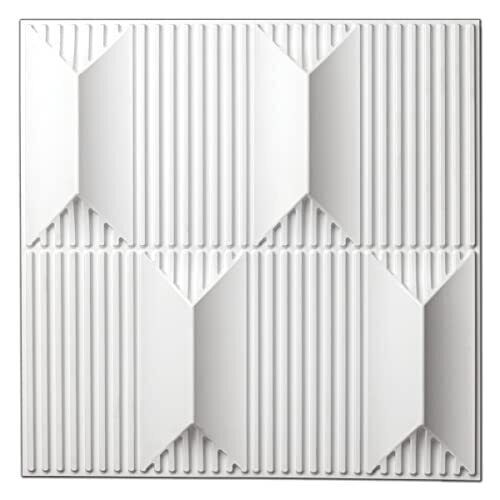 WHITE PYRAMID PVC PANEL
