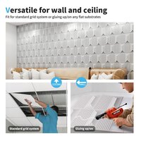 WHITE PYRAMID PVC PANEL