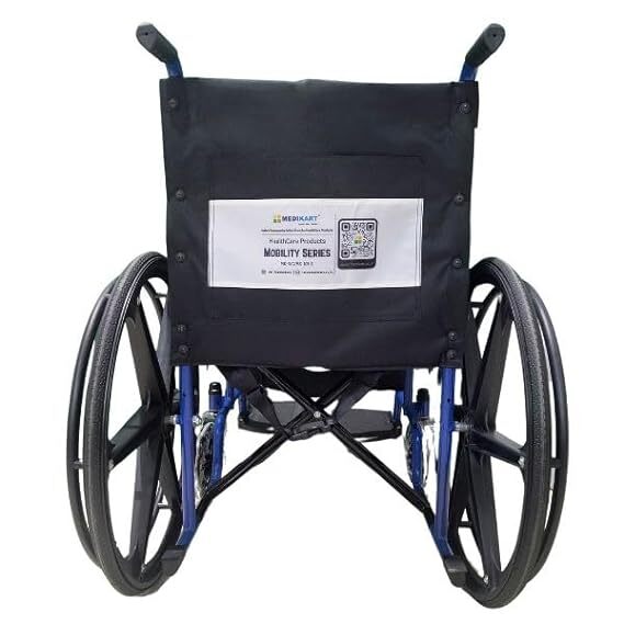 Medikart Healthcare Products | Height Adjustable Self-Propelled - Manual Superior Wheelchair | 24-inch Rear Mag Wheel