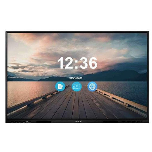 Black 65 Inch Interactive Flat Panel Touch Tv at Best Price in ...