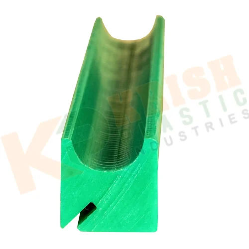 Green Plastic Round Belt Guide