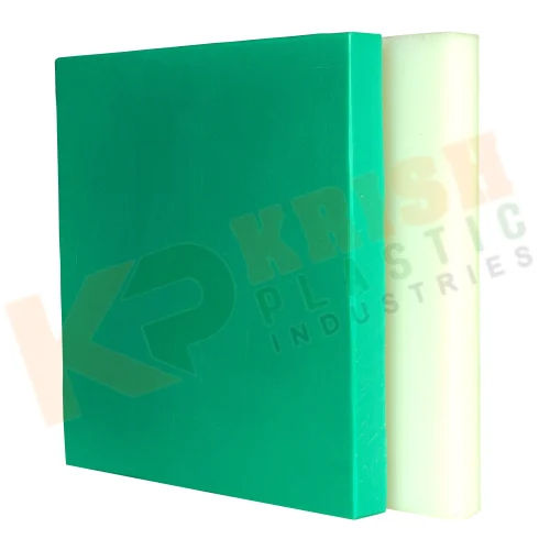 White And Green High Density Polyethylene Sheet