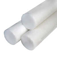 1500x20mm Hdpe Solid Rods - White Color, 1500mm Length, Round Shape | Melting Point 80â°c, Tensile Strength 25 Mpa