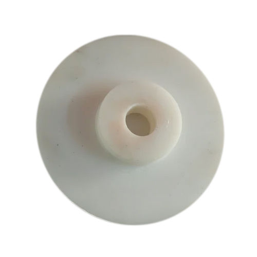 White 10X2 Inch Round Uhmw Wheel