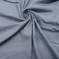 Blue Color Bamboo Fabric - 100% Viscose, Smooth Texture | Washable, Versatile For Clothing, Home Decor, And Accessories