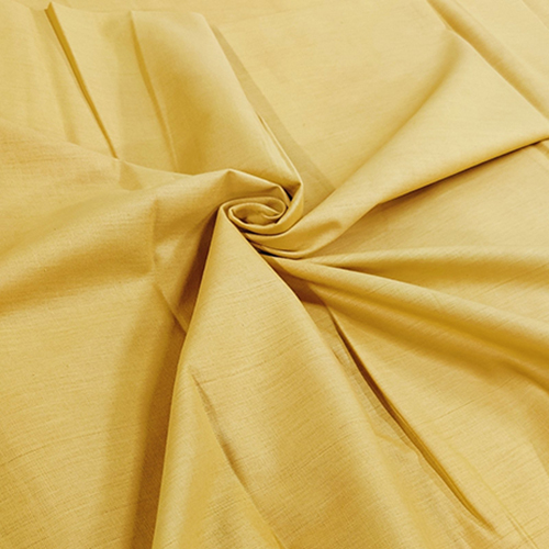 Yellow Color Handloom Fabric