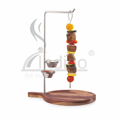 Stainless Steel Hanging Kabab Skewer Set