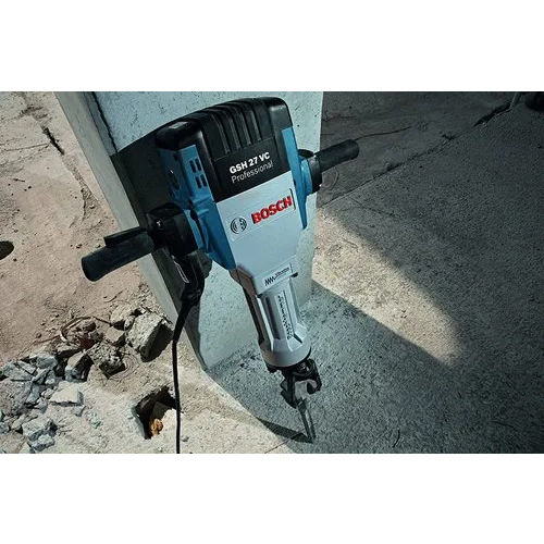 Bosch GSH-11 Vc Demolition Hammer - Metal & Plastic Construction, 29.5 lbs Weight | Electric Power Source, Industry Application, Warranty Included