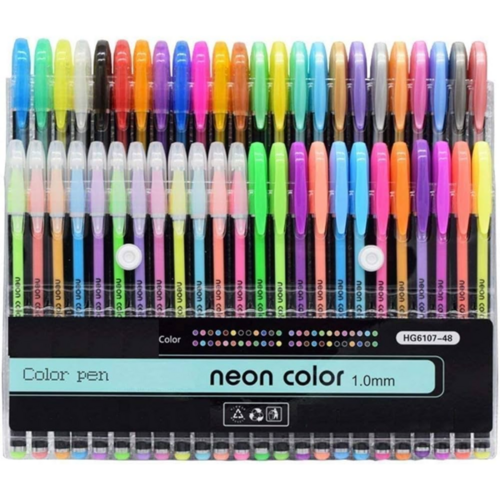 Neon colour pen 48