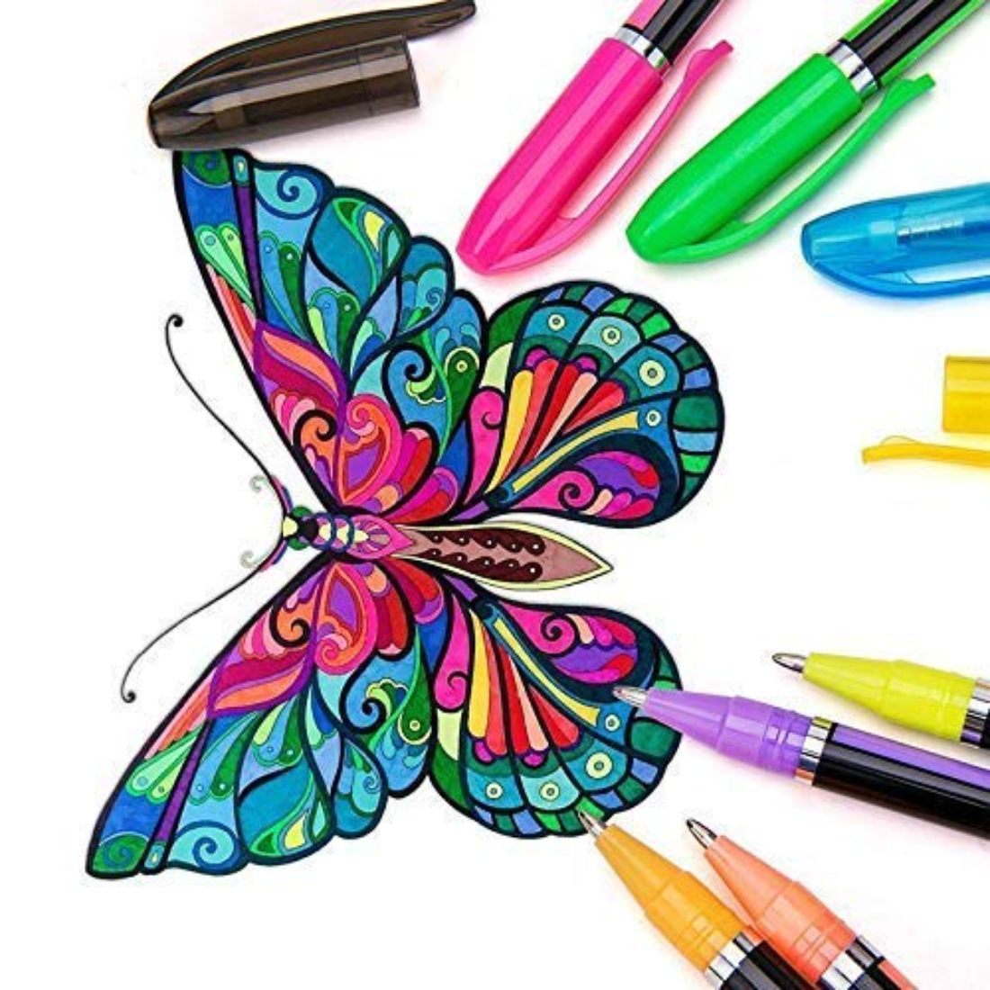 Neon colour pen 48