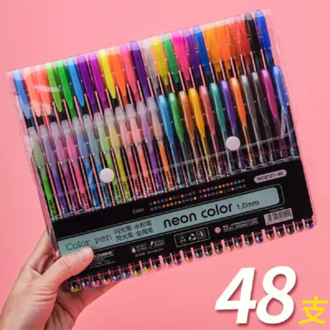 Neon colour pen 48