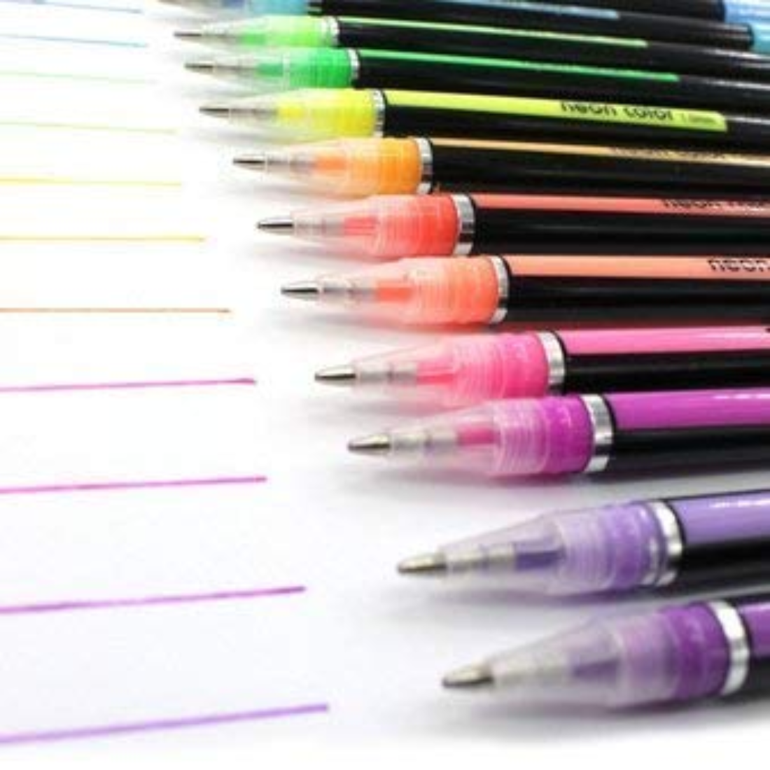 Neon colour pen 48