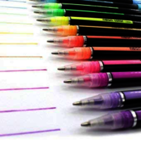 Neon colour pen 48
