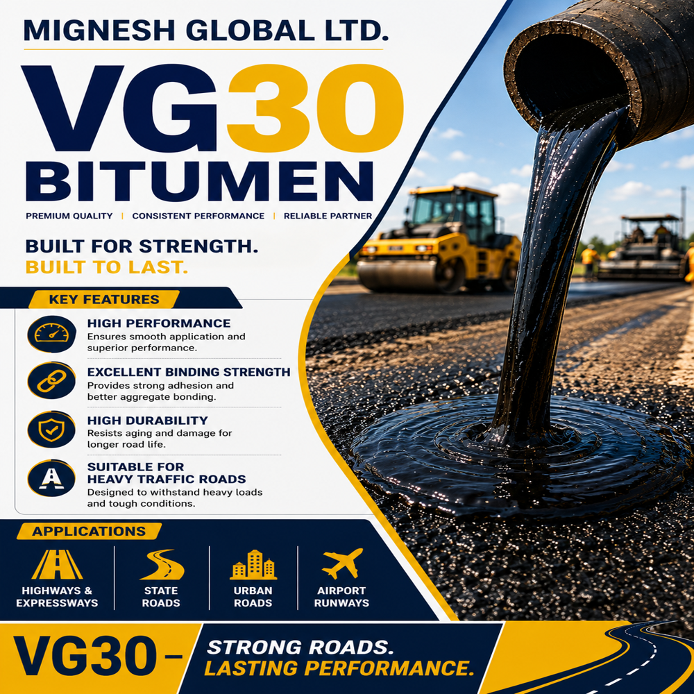 Bulk Bitumen Vg 30 - Color: Black