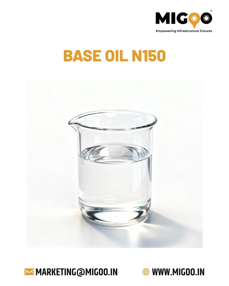 N150 Base Oil - Transparent Industrial Oil, 5L Bottle with Strong Smell | Ideal for Machinery Lubrication and Protection
