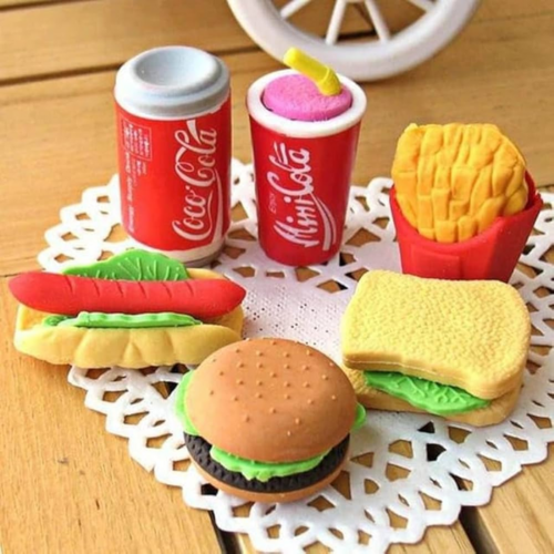 Fast Food Big Size Eraser - Feature: Good Quality