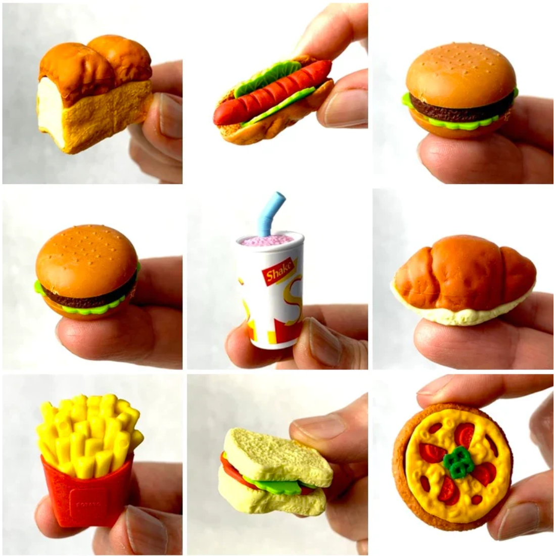 Fast food big size eraser