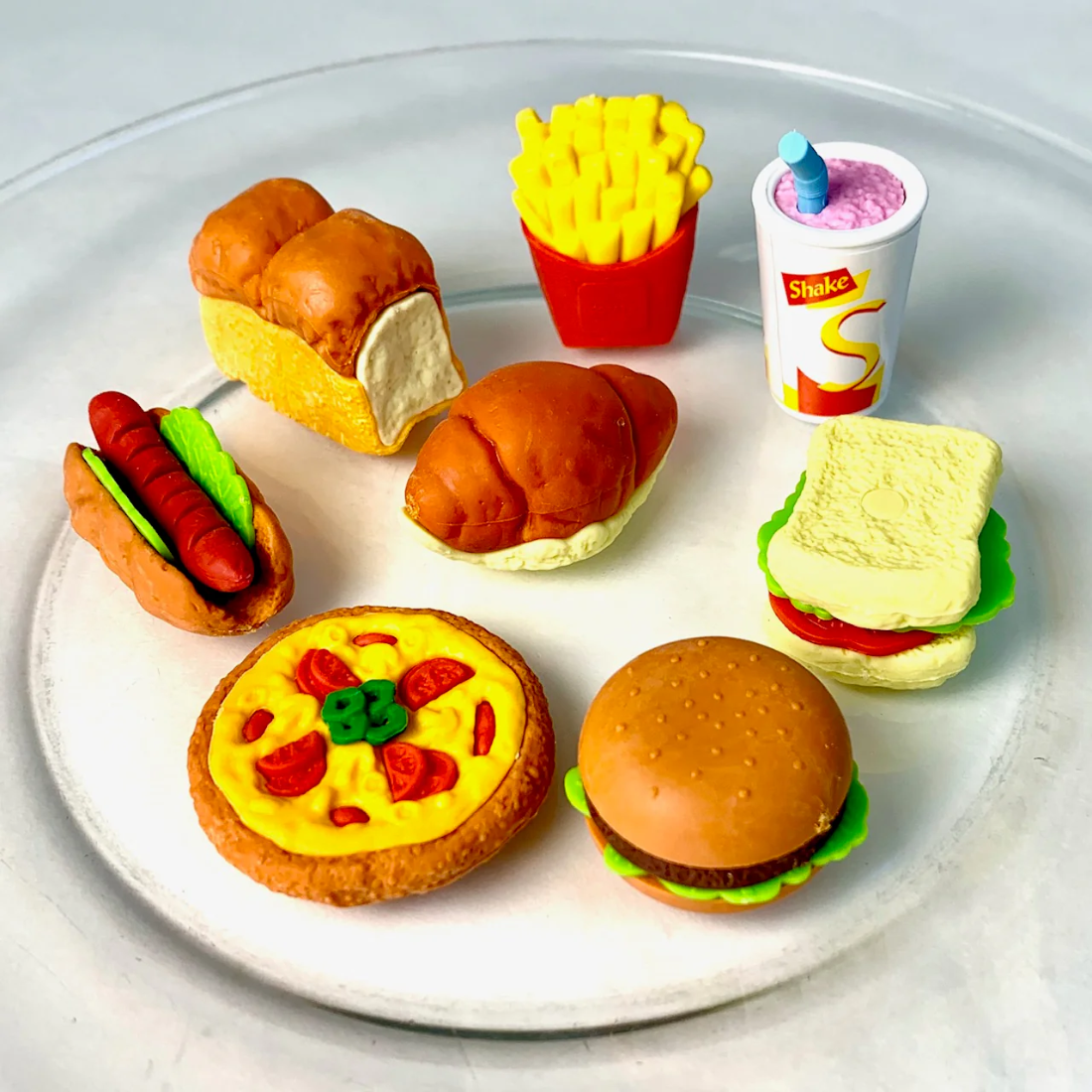 Fast food big size eraser