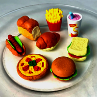 Fast food big size eraser