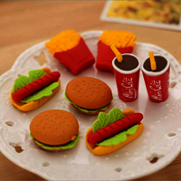 Fast food big size eraser