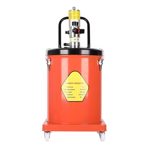 High Pressure Pneumatic Grease Pump 20L Air Operated Bucket Grease Pump Auto Grease Pump Pneumatic Lubricator Gun