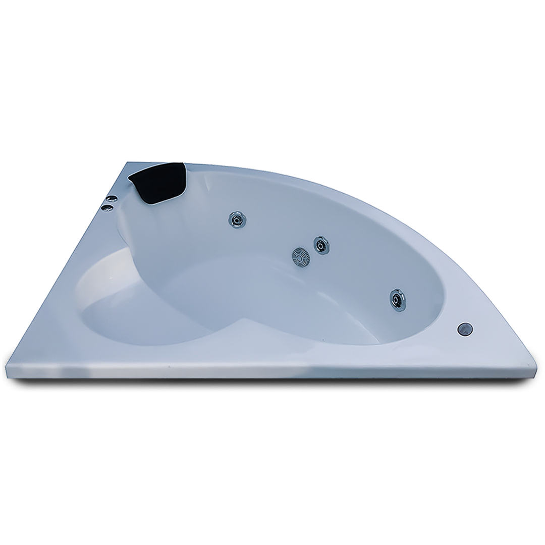 Leo 4.5 ft Corner Jacuzzi Bathtub