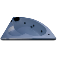 Leo 4.5 ft Corner Jacuzzi Bathtub