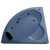 Leo 4.5 ft Corner Jacuzzi Bathtub