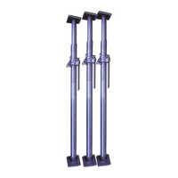 Scaffolding Props Jack - Steel Base Jack, 1.2m To 5m Height, 6ft Length, 20mm Diameter, 8kg To 20kg Loading Capacity, Angle Support Prop Head, Pre-galvanized Surface