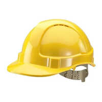 Pvc Safety Headgear - Pvc Material, 300 Grams, Yellow Color | Durable, Adjustable Suspension, Unisex Design, Reusable For Industrial Use