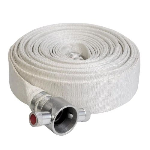 White Canvas Fire Hose Pipe