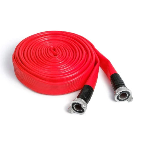 Red Fire Hose Pipe