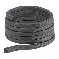 High Grade Graphite Gland Packing Rope - Color: Black