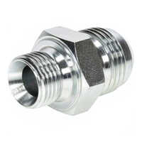 Hydraulic Hose Fittings - Color: Silver