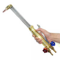 Brass Gas Cutting Torch - Durable Steel Body, Multiple Sizes Available | High-temperature Flame For Efficient Metal Cutting