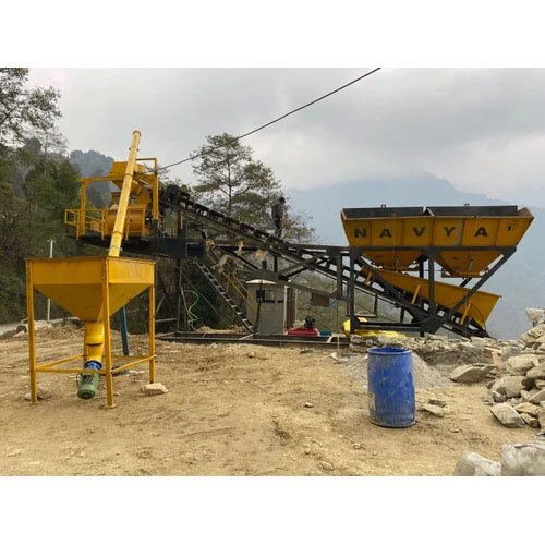 Compact Concrete Batching And Mixing Plant